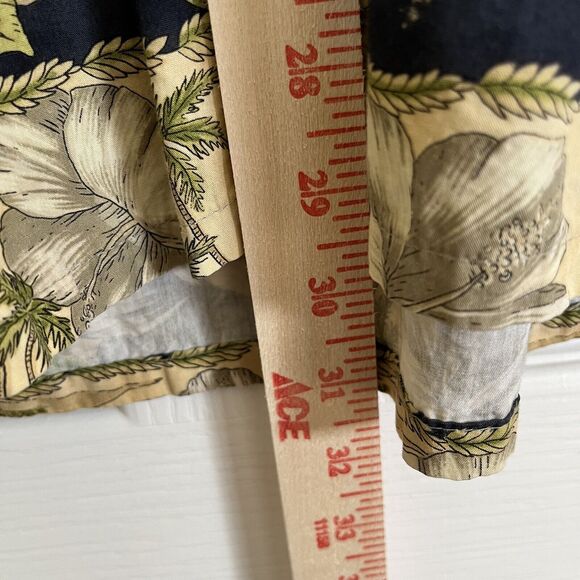 Campia Moda Button-Up Mens Large Hawaiian Camp Shirt 100% Cotton - Picture 6 of 6